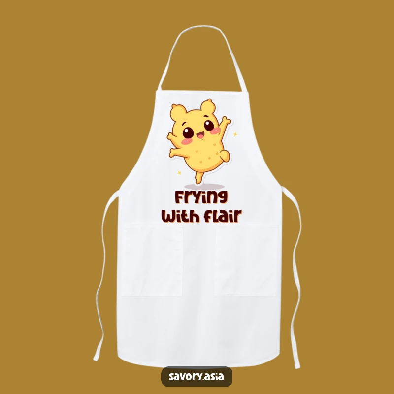 Funny Tempura Somersault Apron: Cook with Crispy Confidence