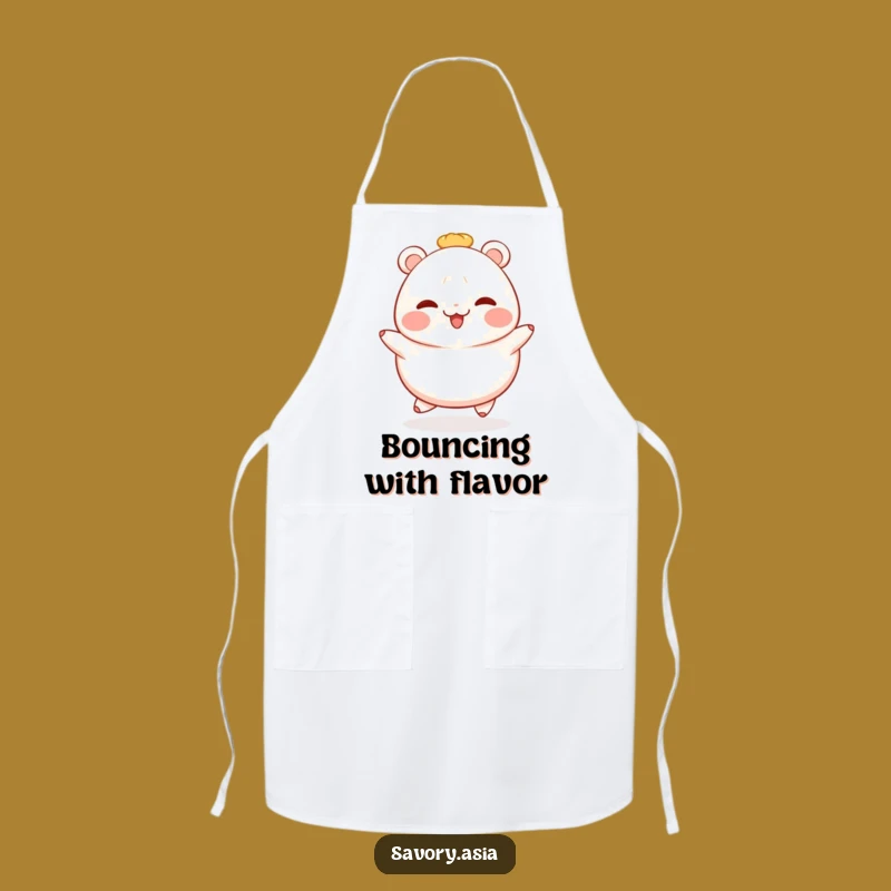 Funny Bao Bun Apron: Cook with Cheerful and Humorous Flair