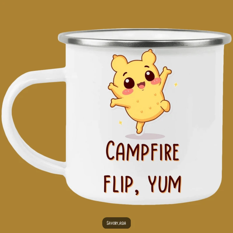 Funny Tempura Somersault Camping Mug: Fuel Your Adventures with Fun