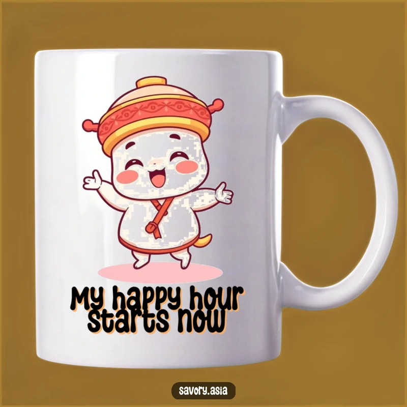 Funny Dim Sum Dance Mug: A Delightful Foodie Gift for Dim Sum Lovers