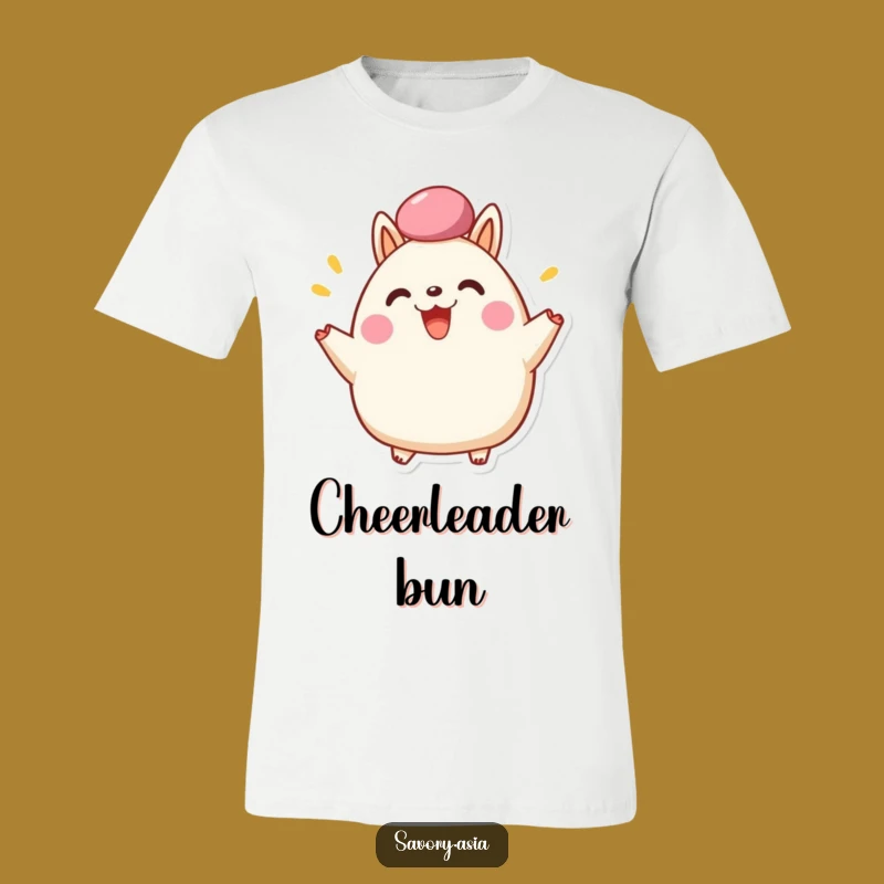 Funny Bao Bun Cheer T-Shirt - Happy Fluffy Top Fan Tee Gift