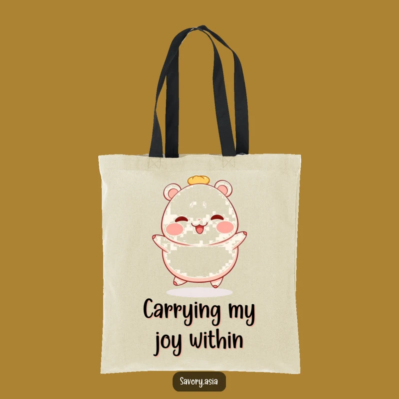 Funny Bao Bun Tote Bag: Carry Your Essentials with Cheerful Style
